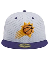 New Era Men's White/Purple Phoenix Suns Throwback 2Tone 59Fifty Fitted Hat