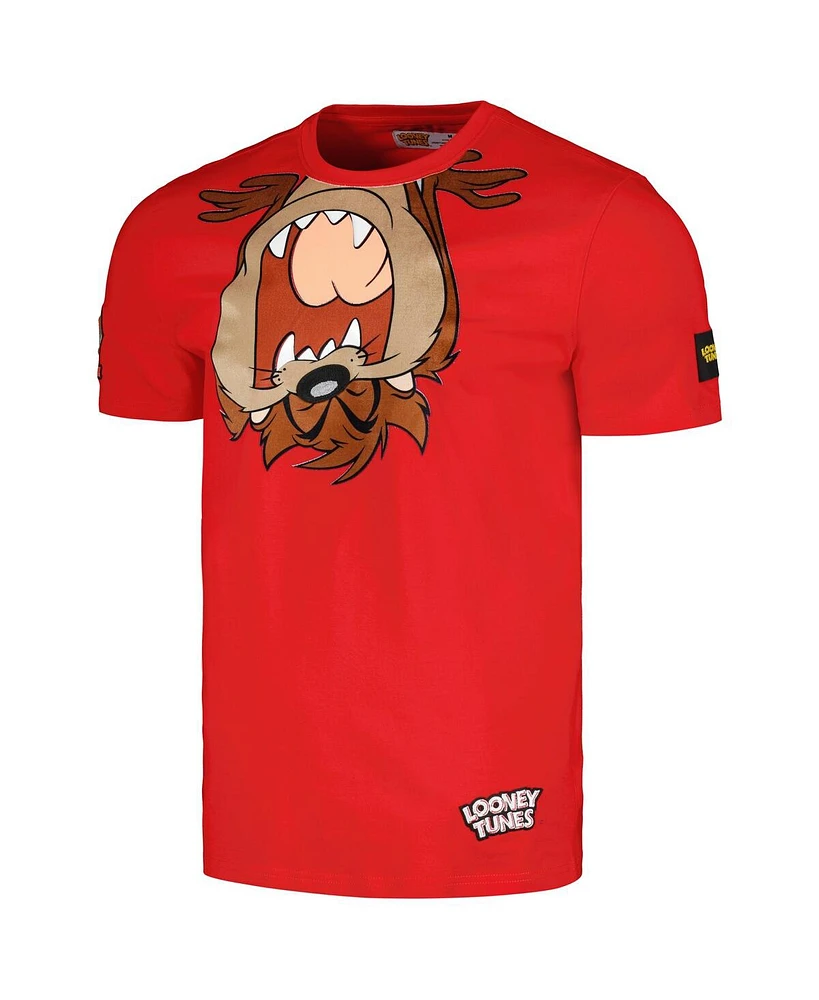 Freeze Max Unisex Red Looney Tunes Taz Upside Down T-Shirt
