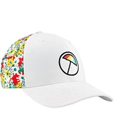 Puma Men's White Arnold Palmer Invitational Floral Tech Flexfit Adjustable Hat