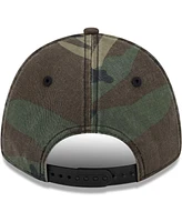 New Era Men's Camo Miami Marlins Gameday 9forty Adjustable Hat