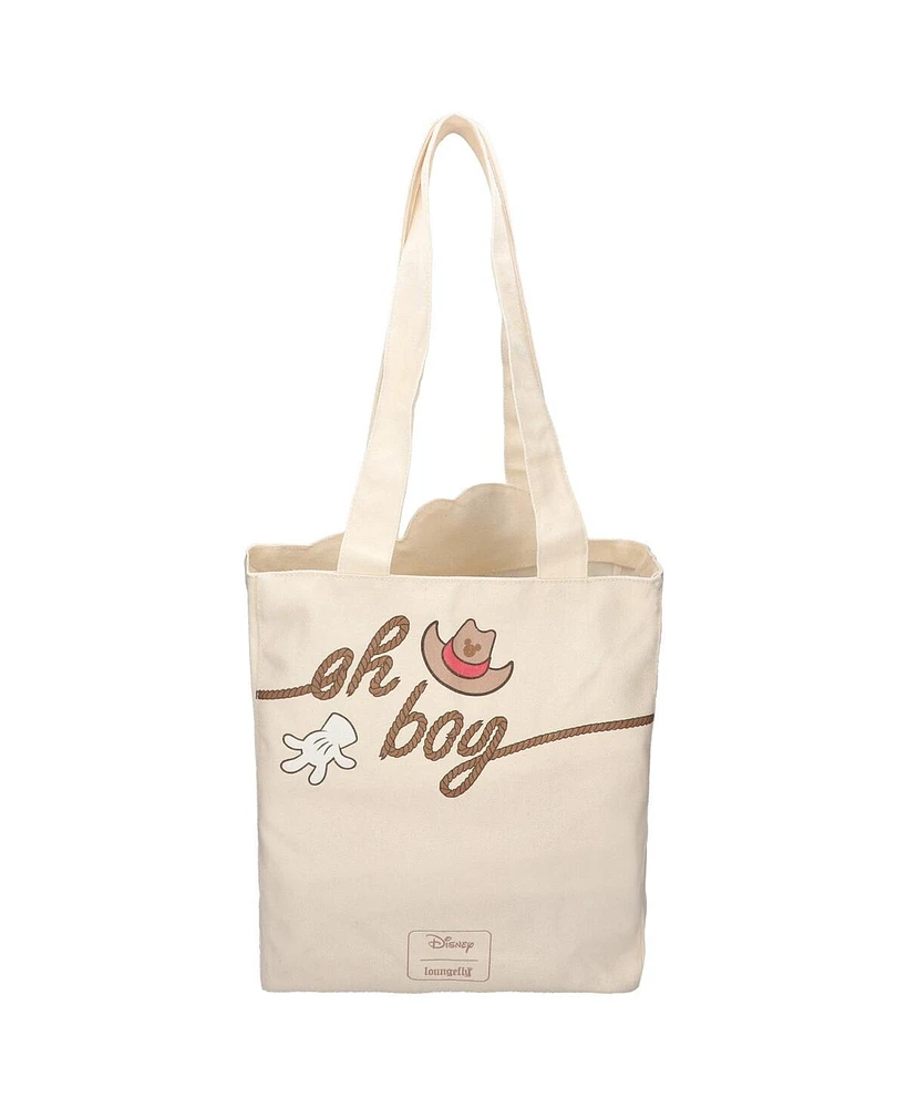 Loungefly Mickey Mouse Western Canvas Tote Bag