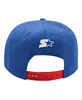 Starter Men's Blue/Red New York Rangers Arch Logo Two-Tone Snapback Hat