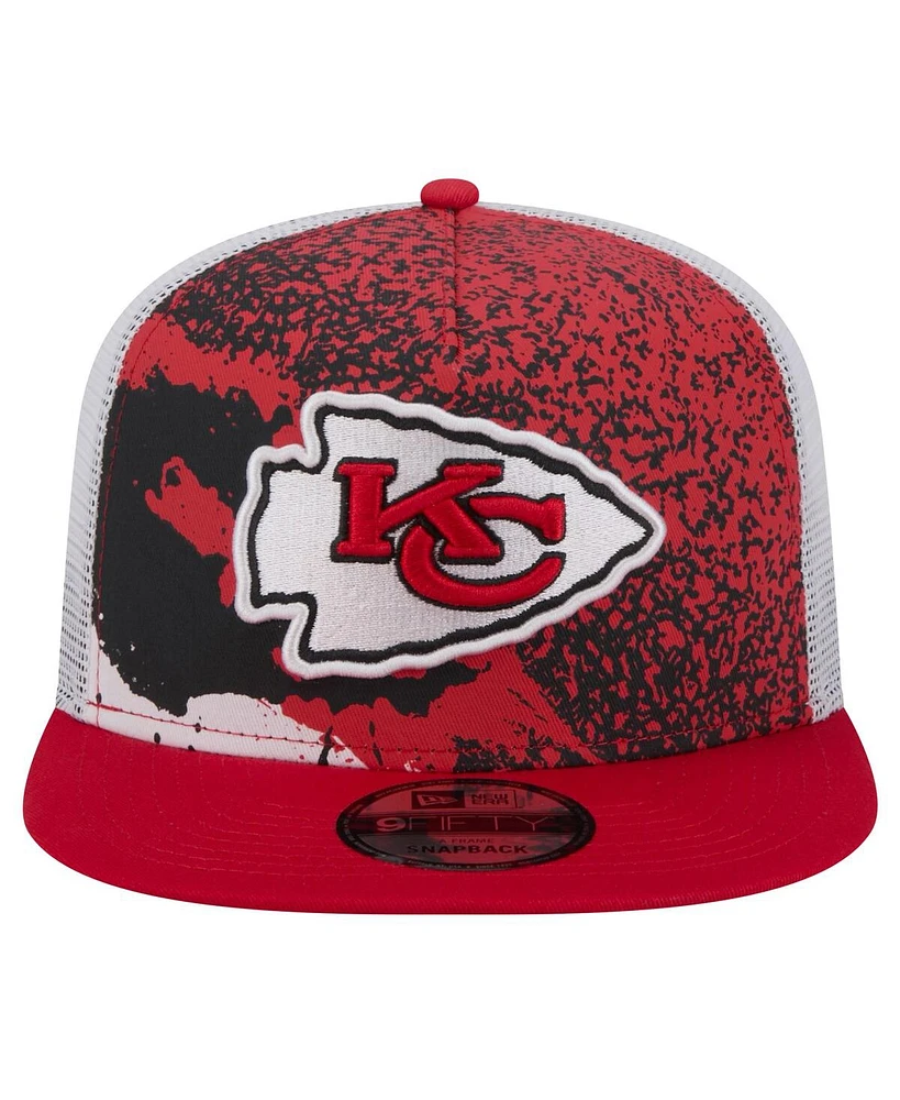 New Era Men's Red Kansas City Chiefs Court Sport 9Fifty Snapback Hat
