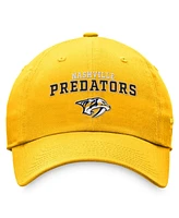 Fanatics Branded Women's Gold Nashville Predators Fundamental Two-Hit Adjustable Hat