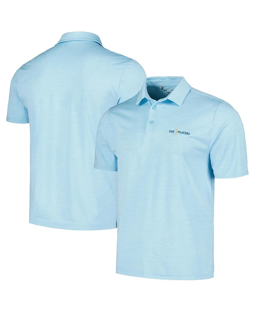 Under Armour Men's Heather Light Blue The Players Playoff 3.0 Polo