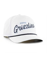 47 Brand Men's White Memphis Grizzlies Fairway Hitch brrr Adjustable Hat