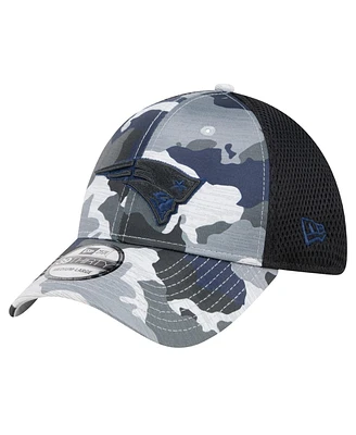 New Era Men's Camo/Black New England Patriots Active 39Thirty Flex Hat