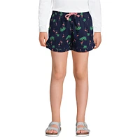 Lands' End Girls Ruffle Hem Pull On Shorts