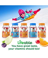 Lifeable Vitamin C for Kids 250 mg Gummies - Immune System - Great Tasting Natural Flavor, Dietary Supplement Vitamins - 60 Gummies