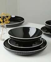 Christian Siriano Lustra 32 Pc. Dinnerware Set, Service for 8