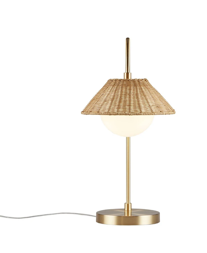 Ink+Ivy Laguna Rattan Weave Table Lamp