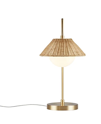 Ink+Ivy Laguna Rattan Weave Table Lamp