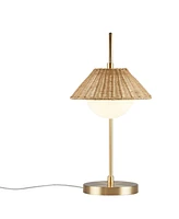 Ink+Ivy Laguna Rattan Weave Table Lamp