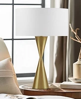 Ink+Ivy Gold Hourglass Metal Table Lamp
