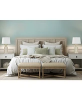 510 Design Textured Glass and Acrylic Base Table Lamp