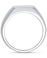 Men's Diamond Two-Row Channel-Set Ring (1-1/2 ct. t.w.) in 10k White Gold