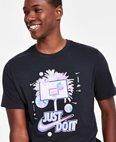 Nike Men's Relaxed-Fit Iridescent Basketball Graphic T-Shirt, Regular & Big Tall