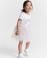 Epic Threads Toddler Girls Rainbow Tulle Dress, Created for Macy's