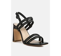 Rag & Co avianna Womens slim block heel sandal