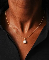 3-Pc. Set Cultured Freshwater Pearl (6-7mm) & Diamond Accent Pendant Necklace, Earrings, and Ring in 14k Gold-Plated Sterling Silver