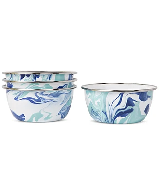 Golden Rabbit Lagoon Salad Bowls, Set of 4