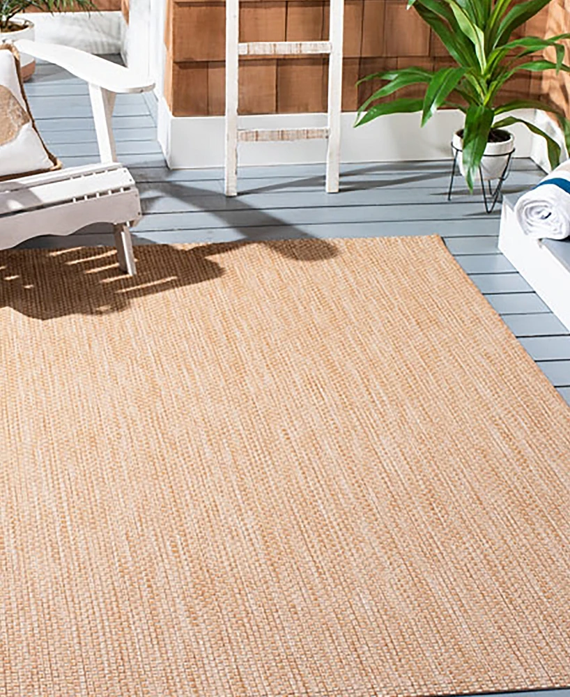 Safavieh Courtyard CY8521 Natural and 5'3" x 7'7" Outdoor Area Rug