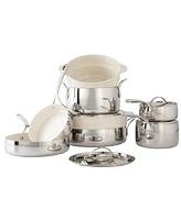 Bloomhouse 12 Piece Stainless Steel Non-Stick Cookware Set