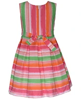Bonnie Jean Little & Toddler Girls Sleeveless Striped Seersucker Dress