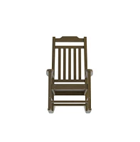 Merrick Lane Set Of 2 Hillford Poly Resin Indoor/Outdoor Rocking Chairs