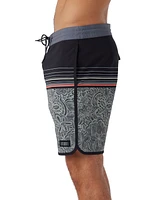 O'Neill Men's Floral Stripe Board Shorts