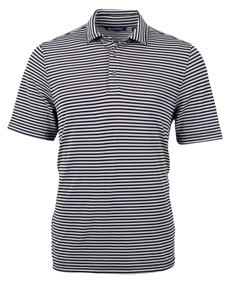 Cutter & Buck Men's Virtue Eco Pique Stripe Recycled Polo Shirt