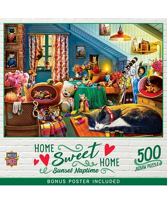 Masterpieces Home Sweet Home - Sunset Naptime 500 Piece Jigsaw Puzzle