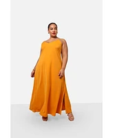 Rebdolls Women's Plus Iman Maxi Slip Dress