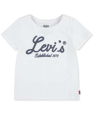 Levi's Little Girls Script Logo Graphic T-Shirt