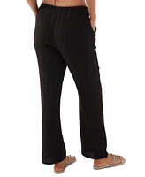 O'Neill Juniors' Brenda Cotton Gauze Wide-Leg Pants