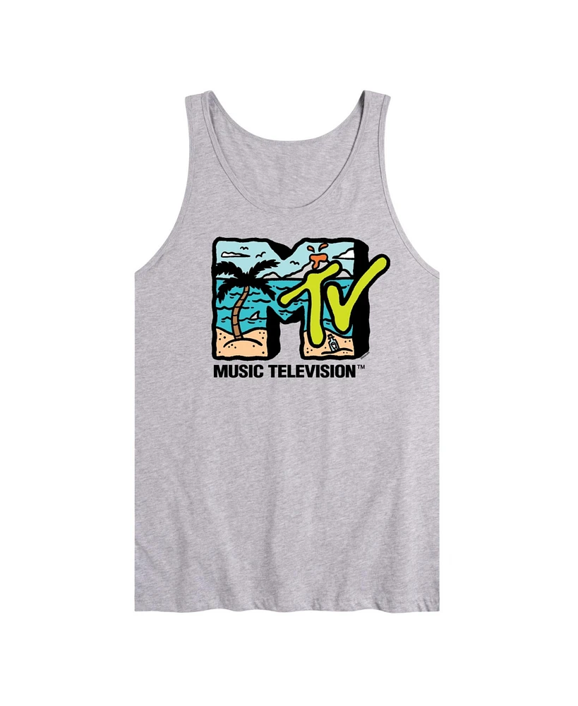 Hybrid Apparel Mtv Logo Mens Jersey Tank