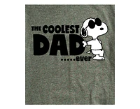 Hybrid Apparel Peanuts Dad Mens Short Sleeve Tee