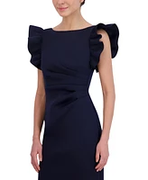 Eliza J Women's Ruffled-Sleeve Sheath Dress