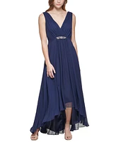 Eliza J Women's Embellished High-Low Gown