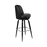 Emma+Oliver Metal Barstool With Swivel Bucket Seat