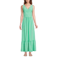 Lands' End Women's Polished Maxi Dress