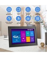 10in Cloud Frame- Easy Photo Share App- 20GB Cloud Storage, Auto-Rotate