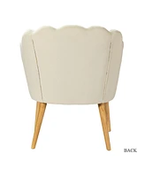 Boho Accent Velvet Upholstered Living Room Chairs for Makeup Bedroom
