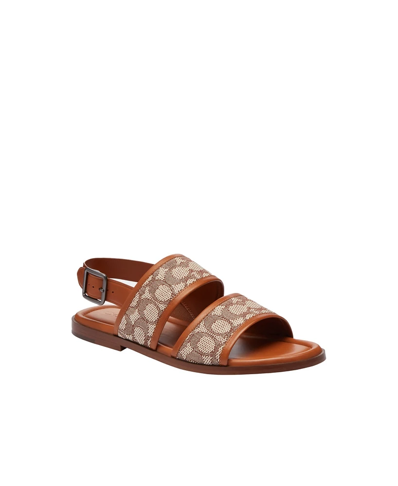 Coach Men's Julian Signature Two Strap Sandal