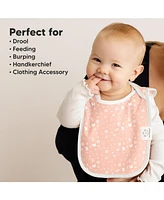 KeaBabies Baby Girls 8-Pack Bibs for Boys, Girls, Pull-on Drool Bib Unisex