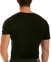 Men's Big & Tall Insta Slim Compression Short Sleeve V-Neck T-Shirt