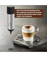 Zulay Kitchen Travel Milk Frother with Protective Cover