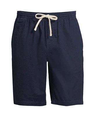 Lands' End Men's 9" Pull On Deck Shorts