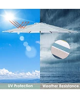 10 Ft Patio Umbrella Replacement Canopy Market Table Top Sunshade Cover Garden