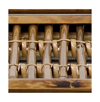 Bamboo Folding Chairs | Set Of 2 Bamboo Wood Folding Chairs